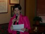 President For Life Denise Jillson commenting on her year as President.